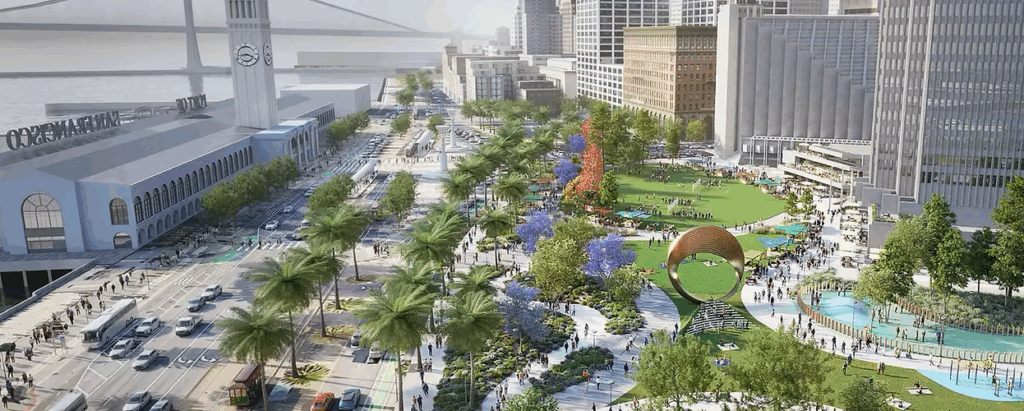 Renewed Embarcadero Plaza Rendering