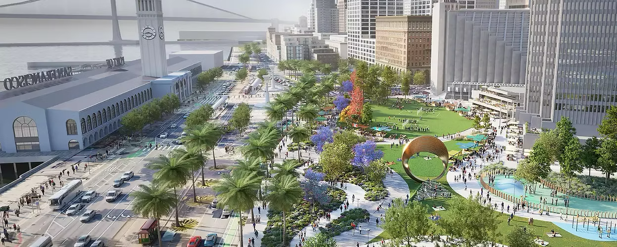 Renewed Embarcadero Plaza Rendering